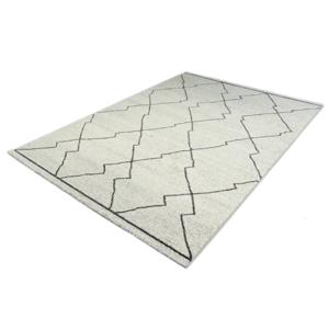 Berber Stijl - Vloerkleed Ibiza - Crème-Grijs-80 x 150 cm