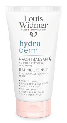 Louis Widmer Crème Hydraderm Nachtbalsem Licht Geparfumeerd 50ml
