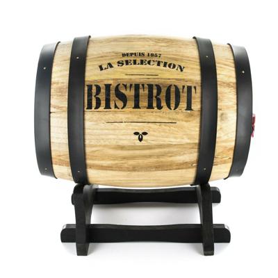 Cook Concept Wijndispenser - Vat op verhoging - 5 liter - dranken - hout - Bistrot