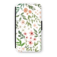 Botanical sweet flower heaven: iPhone XS Flip Hoesje