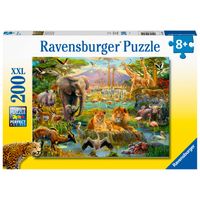 Ravensburger Dieren van de Savanne Puzzel 200 stuks XXL - thumbnail