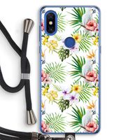 Gele kuif: Xiaomi Mi Mix 3 Transparant Hoesje met koord