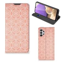 Samsung Galaxy A32 5G | Hoesje met Magneet | Pattern Orange