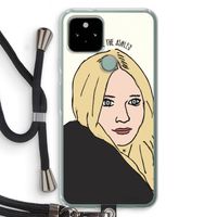 Ashley: Pixel 5 Transparant Hoesje met koord