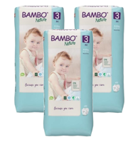 Bambo Nature Luiers Maat 3 M - Multiverpakking