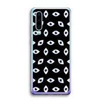 Eyes pattern: Huawei P30 Transparant Hoesje