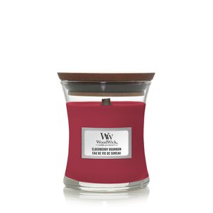 WoodWick Elderberry Bourbon Mini Jar kaars Rond Rood 1 stuk(s)