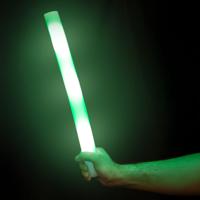 Gekleurde lichtstaaf groen