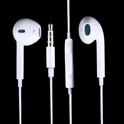 3.5mm koptelefoon met Wired controle en microfoon voor de iPad iPhone Galaxy Huawei Xiaomi LG HTC en andere slimme Phones(White)