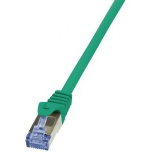LogiLink 10m Cat.6A 10G S/FTP netwerkkabel Groen Cat6a S/FTP (S-STP)