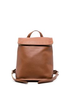 Longchamp sac à dos Le Foulonné en cuir - Marron