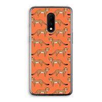 Cheetah: OnePlus 7 Transparant Hoesje