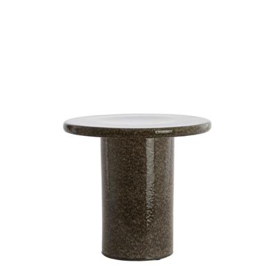 Bijzettafel Tudo - Donkerbruin - Ø40cm