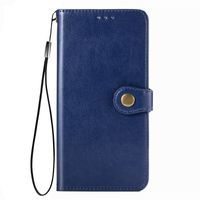 iPhone SE 2020 hoesje - Bookcase - Pasjeshouder - Portemonnee - Kunstleer - Blauw