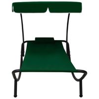 The Living Store Loungebed - Tuinmeubelen - 200x90x112 cm - Weerbestendig