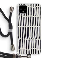 Moroccan stripes: Pixel 4 XL Transparant Hoesje met koord