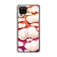 Katoen Wolken: Samsung Galaxy A12 Transparant Hoesje