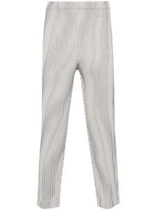 Homme Plissé Issey Miyake pantalon Tweed Pleats à coupe courte - Tons neutres