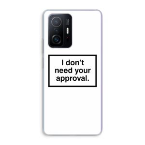 Don't need approval: Xiaomi 11T Pro Transparant Hoesje