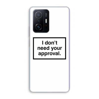 Don't need approval: Xiaomi 11T Pro Transparant Hoesje