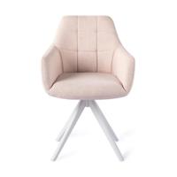 Jesper Home Noto eetkamerstoel Petal Pink turn white