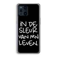 De Sleur: Oppo Find X3 Transparant Hoesje