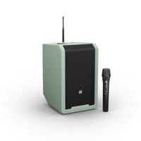 LD Systems ANNY 8 HHD Draagbare 8 Inch accu speaker met 1 draadloze microfoon Adventure Green