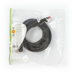 CAT6 SF/UTP-Netwerkkabel | RJ45 Male - RJ45 Male | 5,0 m | Zwart