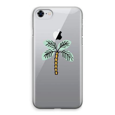 Palmboom: iPhone 8 Transparant Hoesje