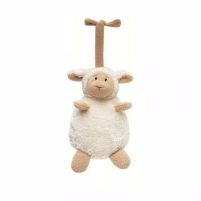 Happy Horse muziek knuffel schaap - 17 cm - pluche - kraamcadeau - muziekdoos