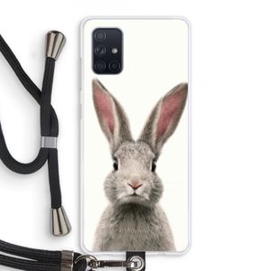 Daisy: Samsung Galaxy A71 Transparant Hoesje met koord
