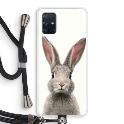 Daisy: Samsung Galaxy A71 Transparant Hoesje met koord