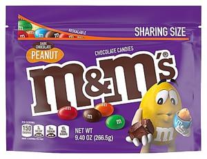 M&M's M&M's - Dark Chocolate Peanut Sharing Size 267 Gram