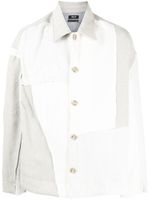 FIVE CM chemise à détails de patchs - Gris