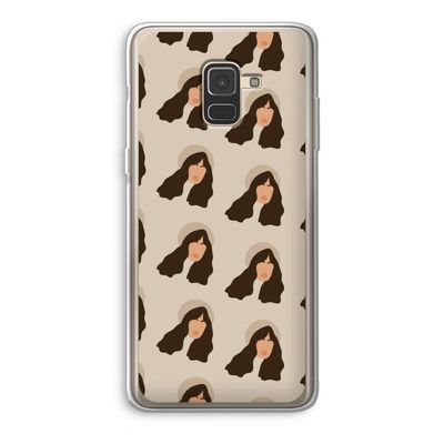 Bonjour mon amour: Samsung Galaxy A8 (2018) Transparant Hoesje