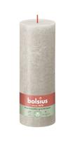 Bolsius kaars rustiek 7x19 cm sandy grey