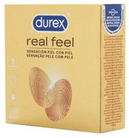 Durex Real Feel (Nude) Latexvrije Condooms Durex Real Feel - 12 latex vrije condooms (4x3) - thumbnail