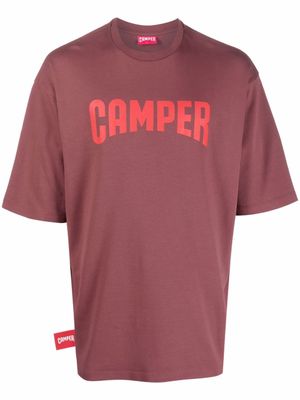 Camper t-shirt à logo imprimé - Marron