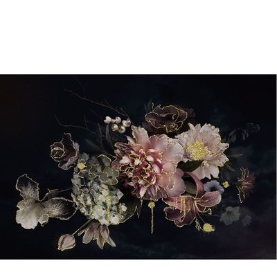 Wanddecoratie Bloemen |  Multicolor