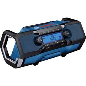 Bosch Professional GPB 18V-2 C Bouwradio VHF (FM) Bluetooth, AUX Spatwaterbestendig