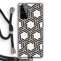 Geometrisch patroon: OnePlus 9 Pro Transparant Hoesje met koord