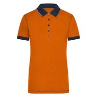 Urban dames poloshirt oranje