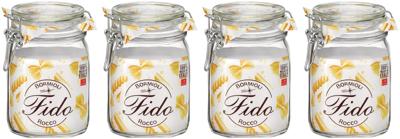 Bormioli Rocco Weckpotten Fido 11 x 11 cm / 1 liter - 4 stuks
