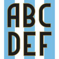 Argentinië letters 2024-2025 (Officiële Bedrukking) - thumbnail