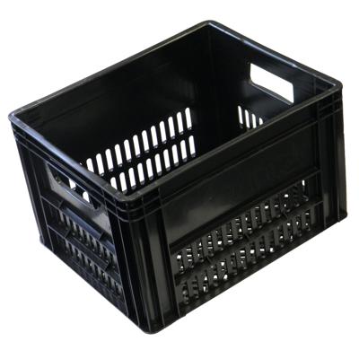 VWP Fietskrat zwart 40 liter