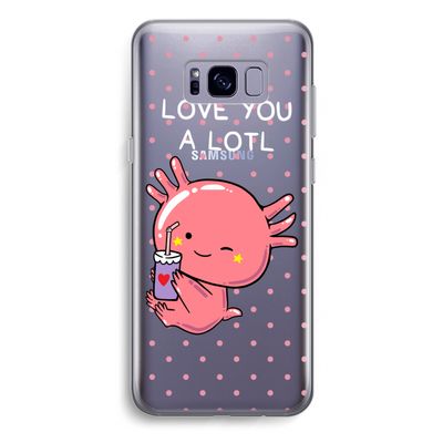 Love You A Lotl: Samsung Galaxy S8 Plus Transparant Hoesje