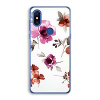 Geschilderde bloemen: Xiaomi Mi Mix 3 Transparant Hoesje