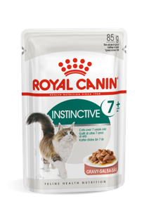 Royal Canin Instinctive 7+ in Gravy (saus) natvoer kattenvoer zakjes 12x85g