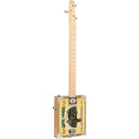 Lace Cigar Box Guitar Grizzly 3-string 3-snarige elektrische gitaar