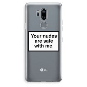 Safe with me: LG G7 Thinq Transparant Hoesje